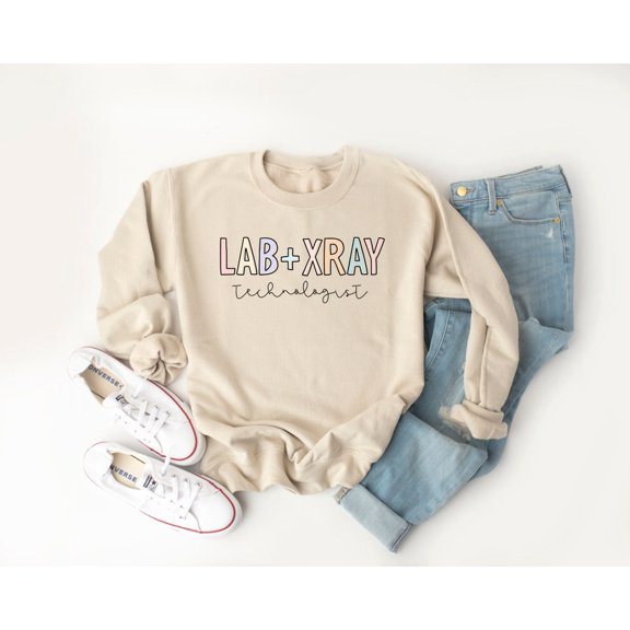 Lab and Xray Technologist Sweatshirt, Lab + Xray Tech Sweatshirt, Lab Tech Xray Tech Shirt, Lab and Xray Tech Gift, Radiology Tech, Rad Tech SWEATSHIRT All Size S-5XL