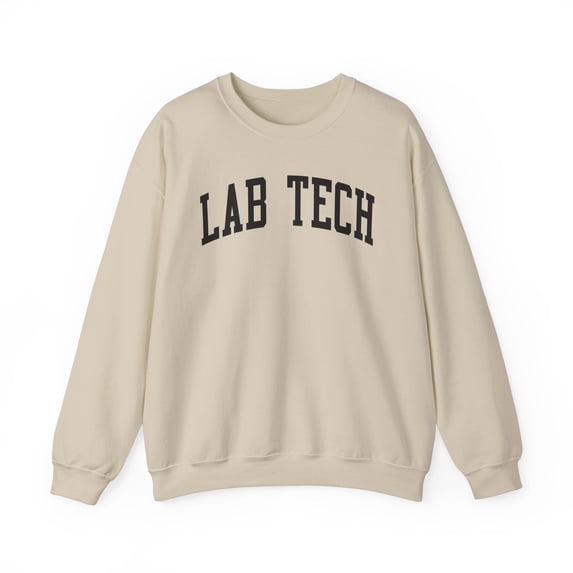 Lab tech Laboratory Graduation Sweatshirt Gifts Crew Neck Shirt Long Sleeve
