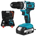 thumbnail image 1 of LabTEC 21V Cordless Drill Driver Screwdriver with 3000mAH Li-ion Battery,Portable Rechargeable Impact Drill Tool Kit with Storage Case for Home DIY, 1 of 13