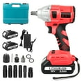 thumbnail image 1 of LabTEC 21V Cordless Impact Wrench 1/2 inch Brushless Power Impact Gun Electric Impact Driver for Car Home(Red/650N.m/2x3.0Ah battery&charger kit), 1 of 13