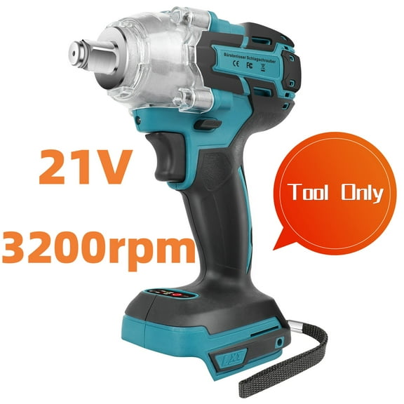 LabTEC Electric Cordless Impact Wrench 550N.m Strong Torque Brushless Wrench Driver for Home Garden