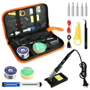 LabTEC Soldering Iron Kit Electronics 60W Soldering Welding Iron Tools with Adjustable Temperature for any Hobby Enthusiast 110V US Plug