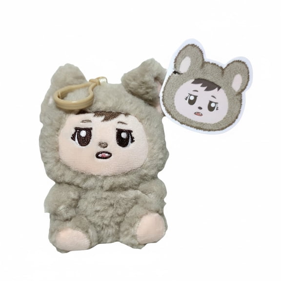 Lababies 5" Plush Clip-On Pastel Tan CoCo