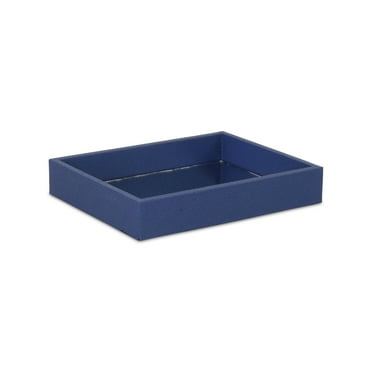 Labai Navy Blue Tray with Mirrored Interior