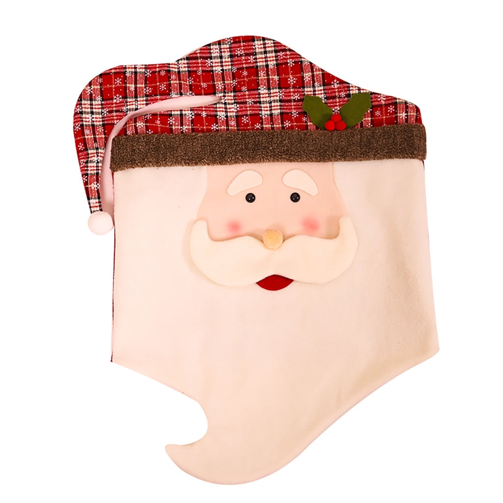 Clearance! Labakihah Christmas Santa Chair Cover Home Dining Chair
