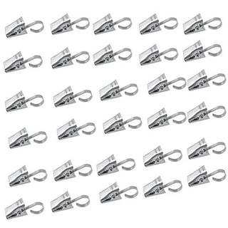Self Adhesive Clips, Tapestry Hangers Spring Clips, Sticky Clips, Wall Clips with Adhesive, Photo Clips Perfect for Teachers (8 Pack, Black)