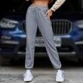 thumbnail image 1 of Labakihah Sweatpants Women Women's Premium Soft Lightweight Skinny Solid Soft Stretch Pockets Sweatpants Yoga Pants Women Grey-01, 1 of 6