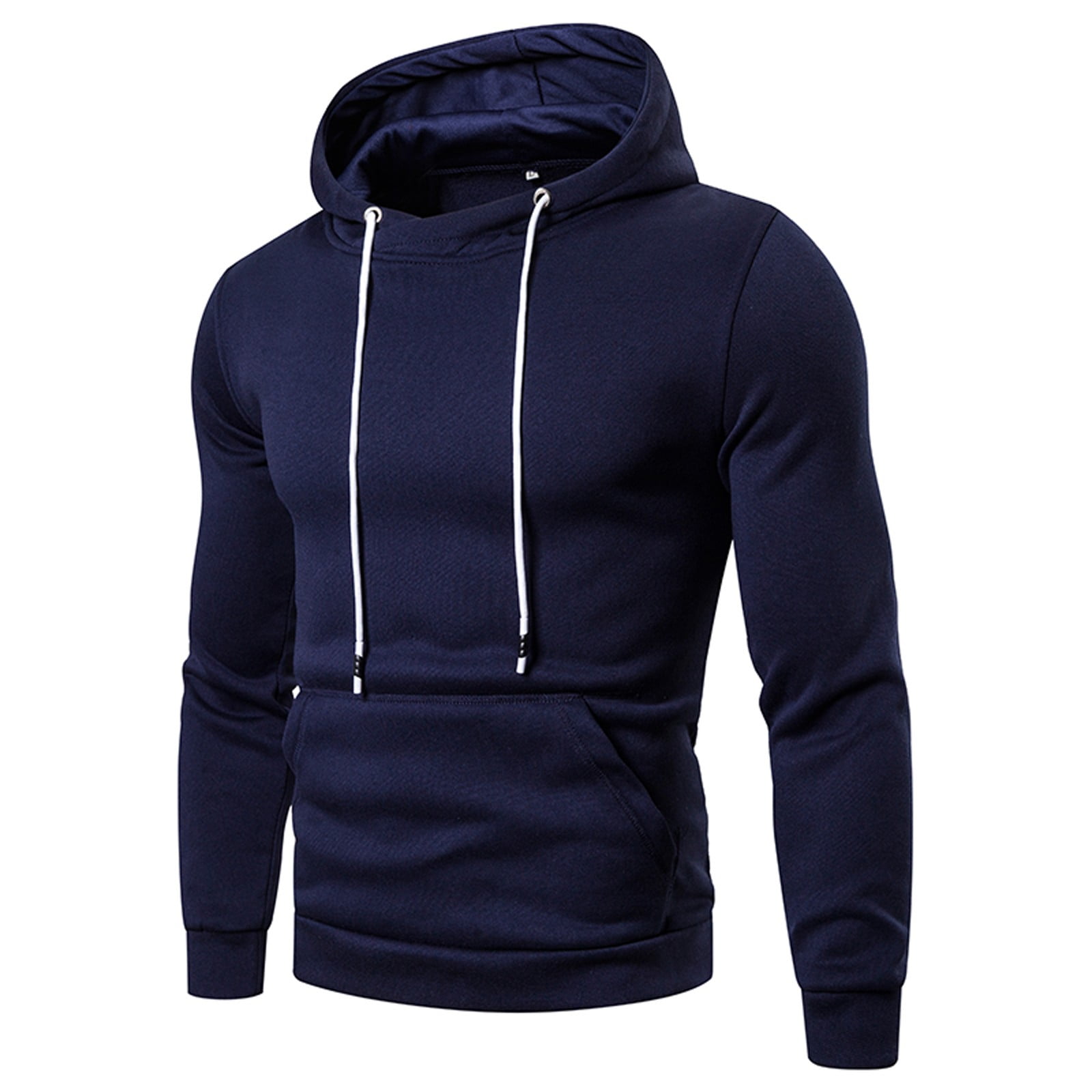 Labakihah Hoodies for Men Men's Sweater Solid Color Loose Large Size ...