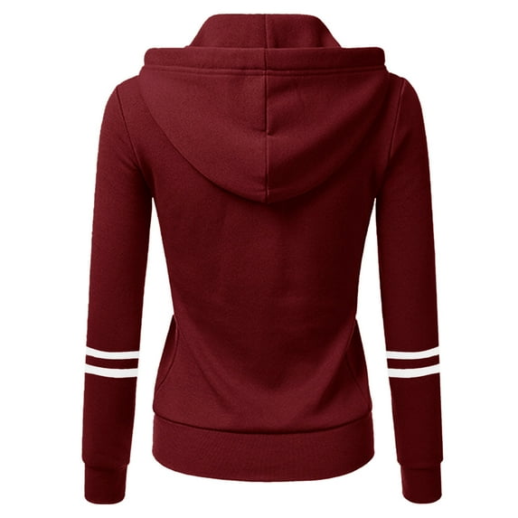 Labakihah hoodies for women Autumn And Winter Women's Sweater Sports Solid Color Cardigan Zipper Hooded Jack zip up hoodie women