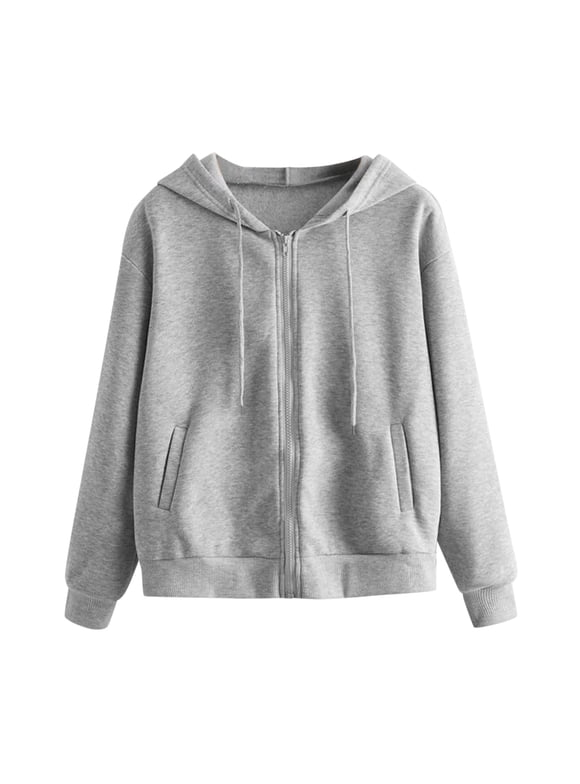 Women's Grey Zip Up Hoodies — free download