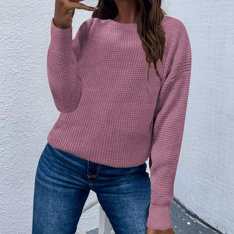 Loose Long Sleeve O-Neck Sweater Loose Long Sleeve O-Neck Sweater