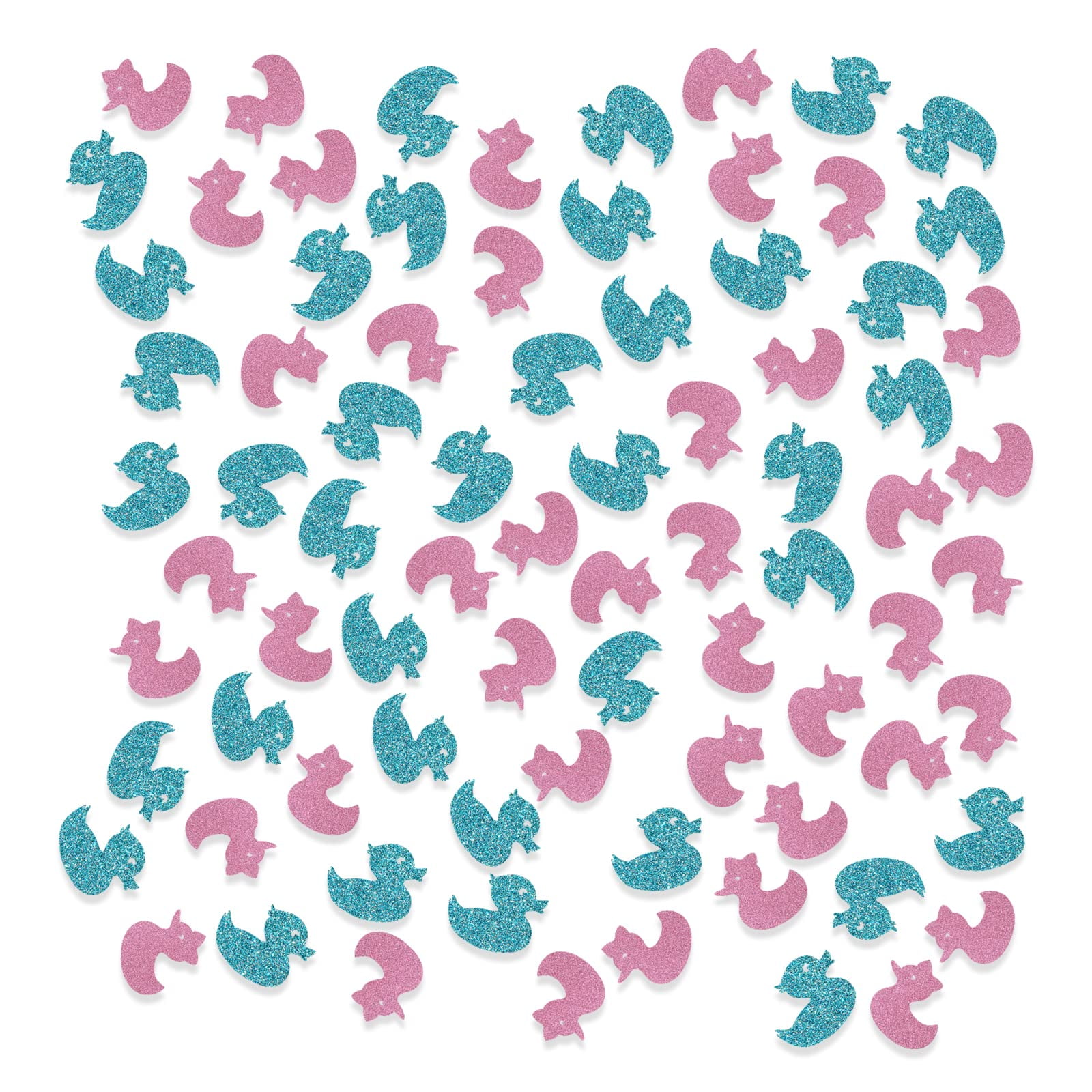 Labakita 100 Pcs Duck Confetti for Tables, Baby Shower Gender Reveal