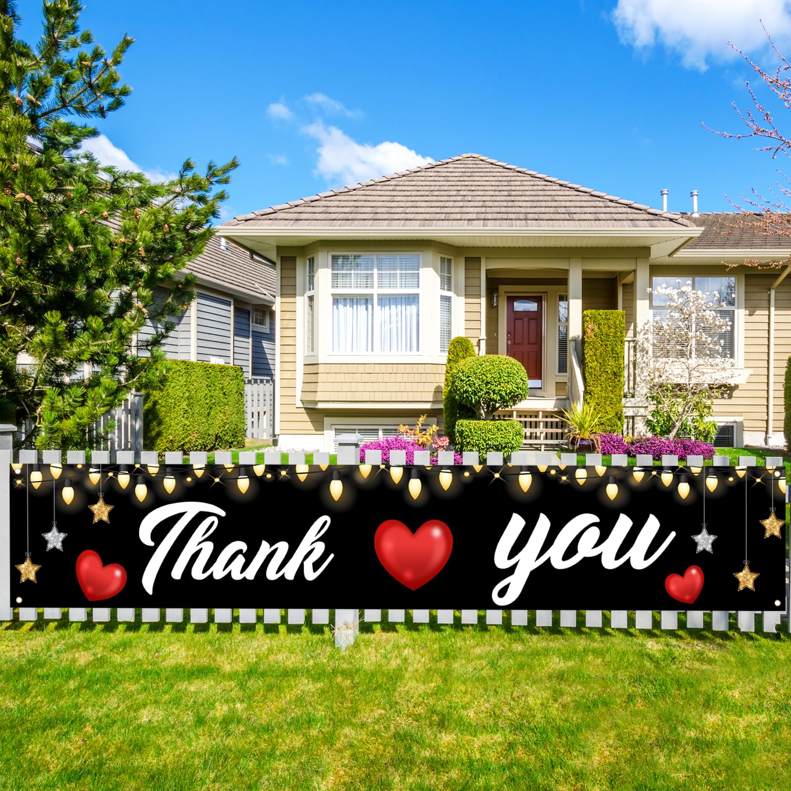 Labakita Large Thank You Banner for Employees, Staff, Workers
