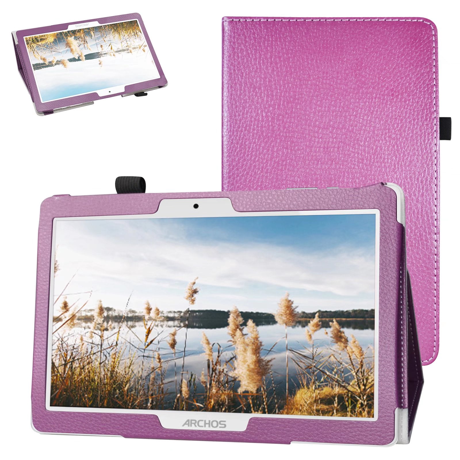 Étui DigiLand DL701Q Pour Tablette 7 Pouces - UniGrip PRO Violet - Neuf Sous Blister
