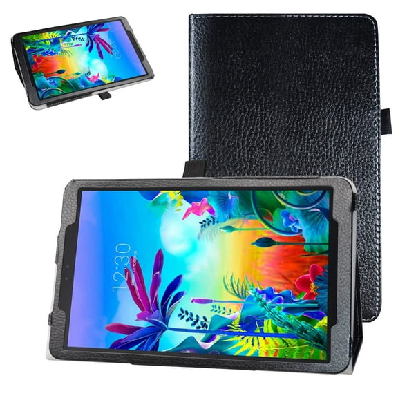 Labanema 10.1" LG G Pad 5 10.1 T600 Case, PU Leather Folio Stand Protective Case, Cover for 10.1" LG G Pad 5 10.1 T600 (Black)