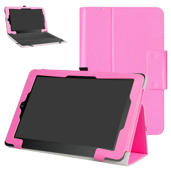 Labanema 10.1" RCA 10 Viking Pro Case, PU Leather Folio Stand Protective Case, Cover for 10.1" RCA 10 Viking Pro (Pink)