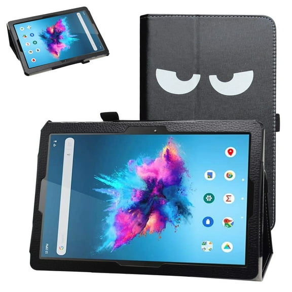 Labanema 10.1" Vankyo MatrixPad S30 Tablet Case, PU Leather Folio Stand Protective Case, Cover for 10.1" Vankyo MatrixPad S30 Tablet (Big Eyes)