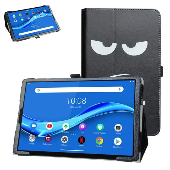 Labanema 10.3" Lenovo Tab M10 Plus /Smart Tab M10 Plus Case, PU Leather Folio Stand Protective Case, Cover for 10.3" Lenovo Tab M10 Plus /Smart Tab M10 Plus (Big Eyes)