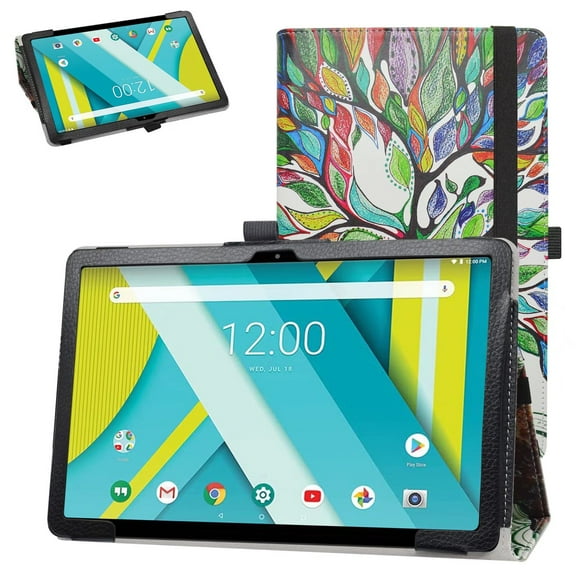 Labanema 10.36" VASTKING KingPad M10 Tablet Case, PU Leather Folio Stand Protective Case, Cover for 10.36" VASTKING KingPad M10 Tablet (Love Tree)