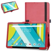 Labanema 10.36" VASTKING KingPad M10 Tablet Case, PU Leather Folio Stand Protective Case, Cover for 10.36" VASTKING KingPad M10 Tablet Red