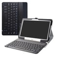 thumbnail image 1 of Labanema 10.5" Samsung Tab S 10.5 T800 Bluetooth Keyboard Case, PU Leather Folio Stand Protective Case, Cover for 10.5" Samsung Tab S 10.5 T800 (Black), 1 of 6