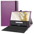 thumbnail image 1 of Labanema 11" HP Chromebook x2 11-da0047nr Case, PU Leather Folio Stand Protective Case, Cover for 11" HP Chromebook x2 11-da0047nr (Purple), 1 of 7