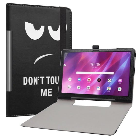 Labanema 11" Lenovo Yoga Tab 11 (YT-J706F) Case, PU Leather Folio Stand Protective Case, Cover for 11" Lenovo Yoga Tab 11 (YT-J706F) (Big Eyes)