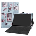 thumbnail image 1 of Labanema 12.0" Samsung Galaxy Book2 12 SM-W737AZSBATT Case, PU Leather Folio Stand Protective Case, Cover for 12.0" Samsung Galaxy Book2 12 SM-W737AZSBATT (Newspaper), 1 of 7