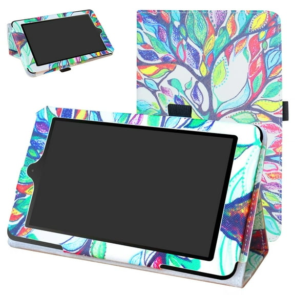 Labanema 7" NOOK Tablet 7 2016 Case, PU Leather Folio Stand Protective Case, Cover for 7" NOOK Tablet 7 2016 (Love Tree)