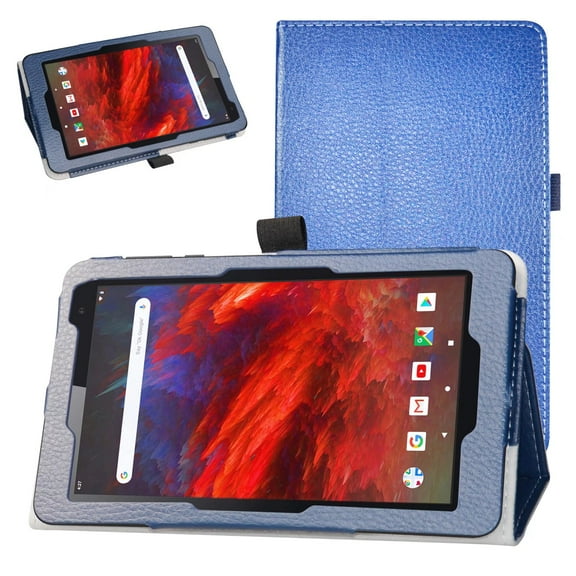 Labanema 7" VANKYO MatrixPad Z1 /Pritom 7 /Dragon Touch M7 /HAOQIN H7 Case, PU Leather Folio Stand Protective Case, Cover for 7" VANKYO MatrixPad Z1 /Pritom 7 /Dragon Touch M7 /HAOQIN H7 (Dark Blue)
