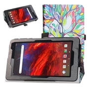 Labanema 7 VANKYO MatrixPad Z1 /Pritom 7 /Dragon Touch M7 /HAOQIN H7 Case, PU Leather Folio Stand Protective Case, Cover for 7 VANKYO MatrixPad Z1 /Pritom 7 /Dragon Touch M7 /HAOQIN H7 Love Tree