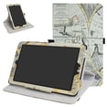 thumbnail image 1 of Labanema 8.0" LG G Pad X II 8.0 PLUS V530 Case, 360 Degree Rotary Stand 8.0" LG G Pad X II 8.0 PLUS V530 Cover, Anti Scratch Waterproof Protective Case for 8.0" LG G Pad X II 8.0 PLUS V530 (Map White), 1 of 7