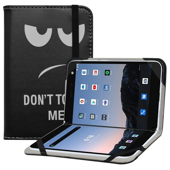 Labanema 8.1" Microsoft Surface Duo (ATT,Verizon & Tmobile) Case, PU Leather Protective Case, Cover for 8.1" Microsoft Surface Duo (ATT,Verizon & Tmobile) (Big Eyes)