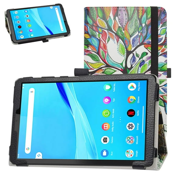 Labanema 8" Lenovo Tab M8 HD (2nd Gen) /Smart Tab M8 (TB-8505F) Case, PU Leather Folio Stand Protective Case, Cover for 8" Lenovo Tab M8 HD (2nd Gen) /Smart Tab M8 (TB-8505F) (Love Tree)