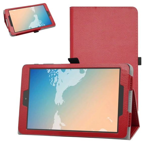Labanema for Alcatel Joy Tab 2 Case, for Alcatel Joy Tab 2 Case 8 inch, for Alcatel Joy Tab 2 Case for Kids, for TCL Tab 8 (Model TCL 9048s)/for Alcatel Joy Tab 2 8 (Model 9032Z) (Red)