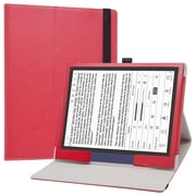 Labanema Compatible with BOOX Note Air 2 Case,BOOX Note Air 2 Plus Case,Folio 2-folding Stand Cover for BOOX Note Air 2 2021/BOOX Note Air 2 Plus 2022 10.3 Tablet,Red