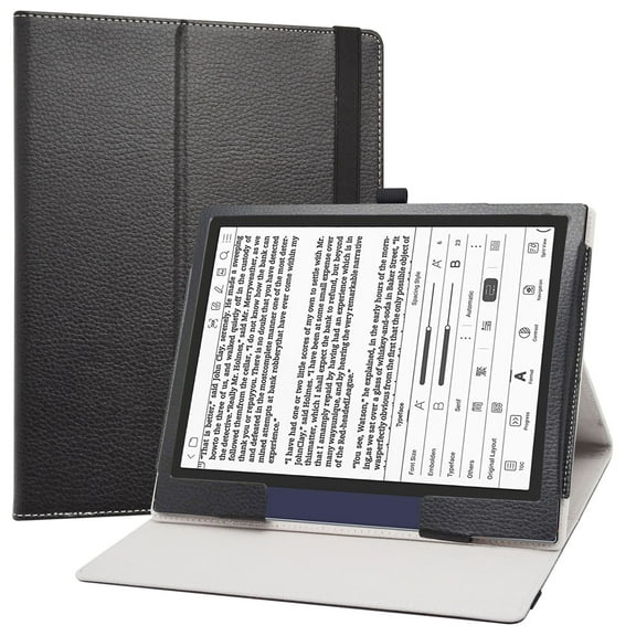 Labanema Compatible with BOOX Note Air 2 Case,BOOX Note Air 2 Plus Case,Folio 2-folding Stand Cover for BOOX Note Air 2 (2021)/BOOX Note Air 2 Plus (2022) 10.3" Tablet,Black