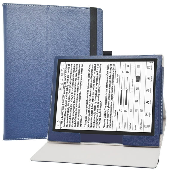 Labanema Compatible with BOOX Note Air 2 Case,BOOX Note Air 2 Plus Case,Folio 2-folding Stand Cover for BOOX Note Air 2 (2021)/BOOX Note Air 2 Plus (2022) 10.3" Tablet,Blue