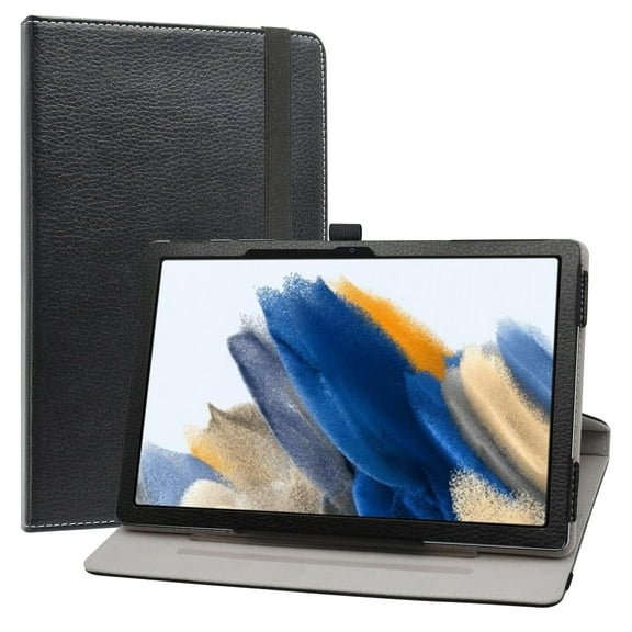 Labanema Compatible with Galaxy Tab A8 Case,360 Degree Rotary Stand With [Auto Wake/Sleep] Cover for Samsung Galaxy Tab A8 SM-X207/X205/X200 10.5 inch Tablet,Black