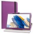 thumbnail image 1 of Labanema Compatible with Galaxy Tab A8 Case,360 Degree Rotary Stand With [Auto Wake/Sleep] Cover for Samsung Galaxy Tab A8 SM-X207/X205/X200 10.5 inch Tablet,Purple, 1 of 7
