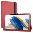 thumbnail image 1 of Labanema Compatible with Galaxy Tab A8 Case,PU Leather Folio 2-folding Stand Cover With [Auto Wake/Sleep] for Samsung Galaxy Tab A8 SM-X207/X205/X200 10.5 inch Tablet,Red, 1 of 5