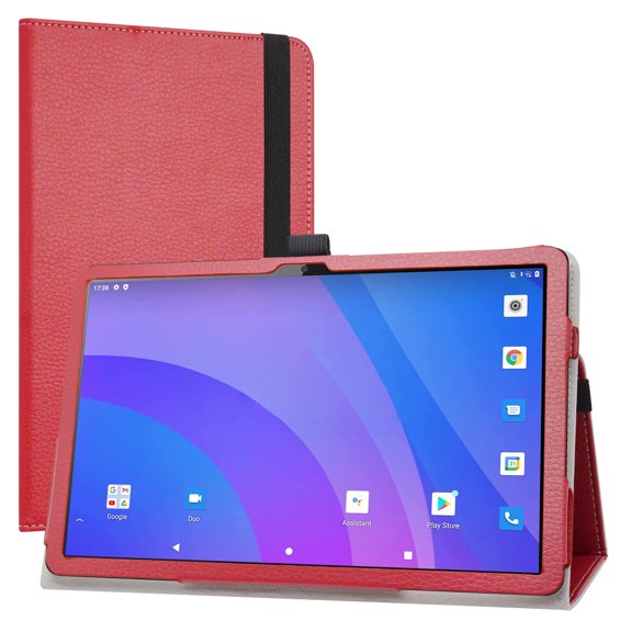 Labanema Compatible with Lenovo Tab M10 3rd Gen Case,PU Leather Folio 2-folding Stand Cover for Lenovo Tab M10 3rd Gen TB328FU 10.1" Tablet (Not fit 10.3" Lenovo Tab M10 Plus),Red