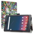 thumbnail image 1 of Labanema Compatible with Onn 8 Case 2022 Model,PU Leather Slim Folding Stand Cover for Onn 8 inch (2022 Model:100071483) Tablet (Not Fit Onn 10 inch / Onn 7 inch),Love Tree, 1 of 7