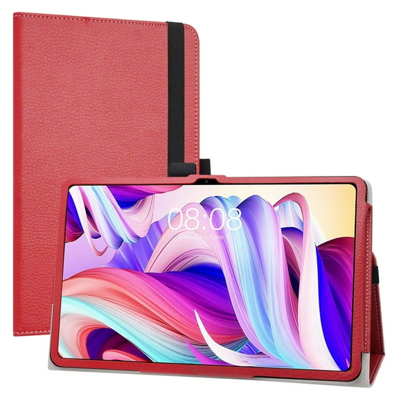 Labanema Compatible with TECLAST T40 Pro Case,TECLAST T40 Plus Case,PU Leather Folio 2-folding Stand Cover for TECLAST T40Pro /TECLAST T40 Plus 10.4" Tablet,Red