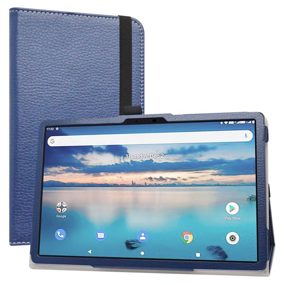 Labanema For SKY Devices Elite T10 Case,PU Leather Folio 2-folding Stand Cover for SKY Devices Elite T10 10" Tablet (Not Fit Sky Pad 10),Blue