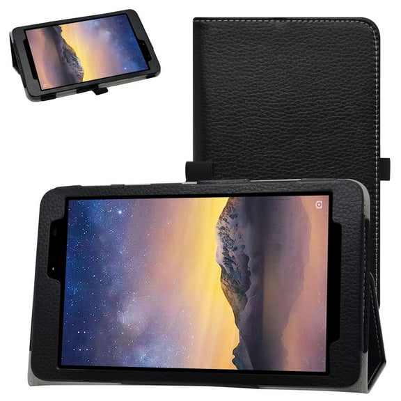 Labanema MOXEE Tablet 8 inchmt-t800Case, PU Leather Folio Stand Protective Case, Cover for MOXEE Tablet 8 inchmt-t800(Black)