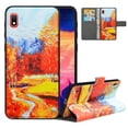 thumbnail image 1 of Labanema Samsung Galaxy A10 2019 Case with Kickstand, 2 in 1 Detachable Magnetic Protective Folio Flip Cover for Samsung Galaxy A10 2019 (Autumn Red), 1 of 7