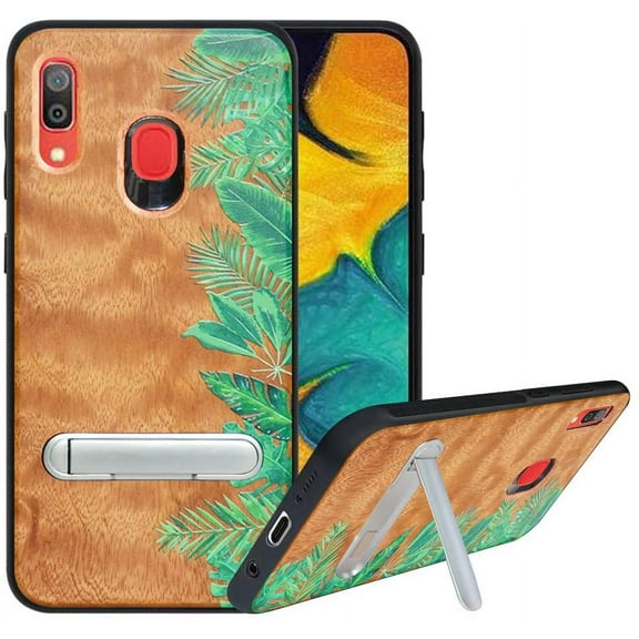 Labanema Samsung Galaxy A30 2019 /A20 2019 Case, Samsung Galaxy A30 2019 /A20 2019 Cover with Metal Kickstand, Anti Scratch Case for Samsung Galaxy A30 2019 /A20 2019 (Rainforest)