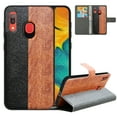 thumbnail image 1 of Labanema Samsung Galaxy A30 2019 /A20 2019 Case with Kickstand, 2 in 1 Detachable Magnetic Protective Folio Flip Cover for Samsung Galaxy A30 2019 /A20 2019 (Black Brwon), 1 of 7