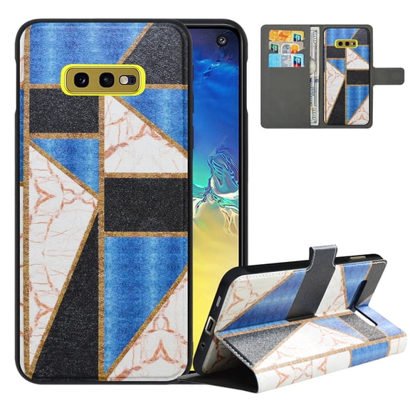 Labanema Samsung Galaxy S10e /S10 Lite Case with Kickstand, 2 in 1 Detachable Magnetic Protective Folio Flip Cover for Samsung Galaxy S10e /S10 Lite (Marble)